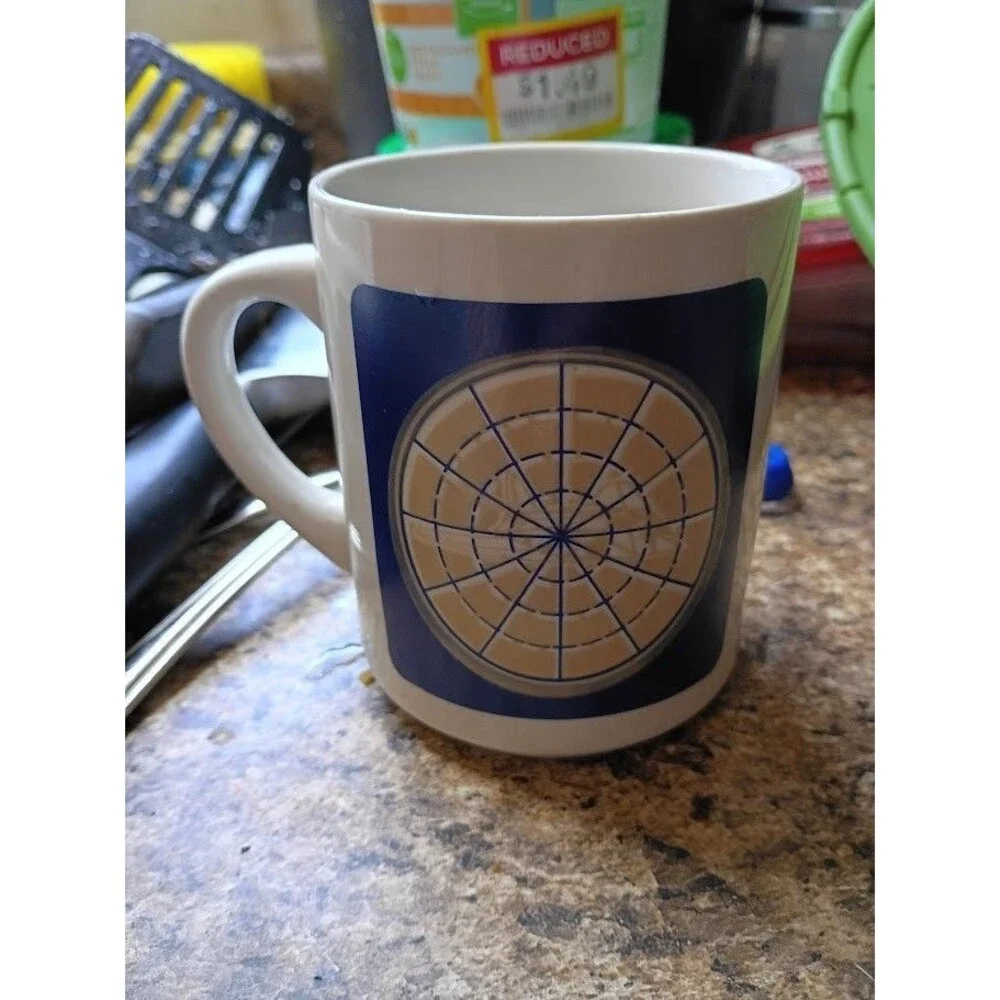 Vintage 1989 F-117A Stealth Fighter Heat Change Magic Mug Lion Marketing USA